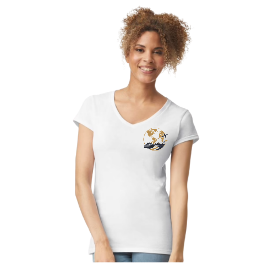 Ladies' Softstyle V-Neck Cotton T-Shirt