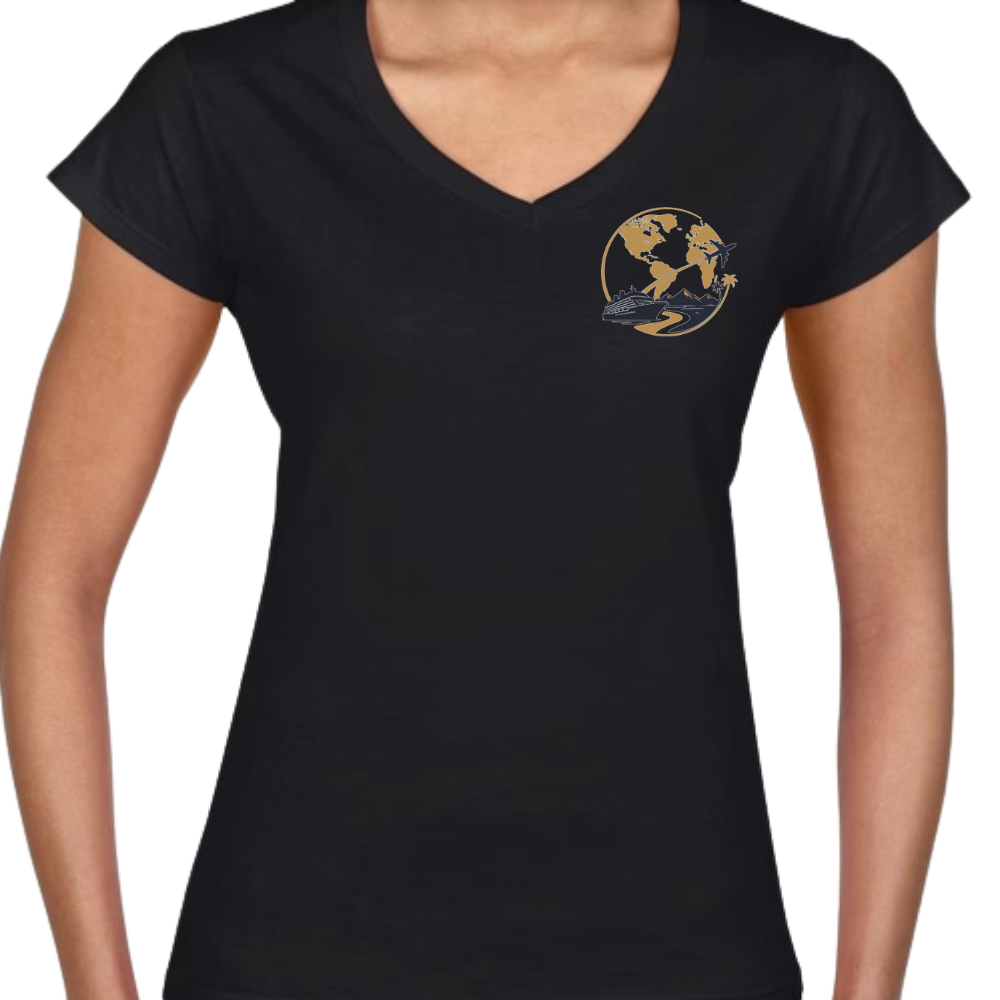 Ladies' Softstyle V-Neck Cotton T-Shirt