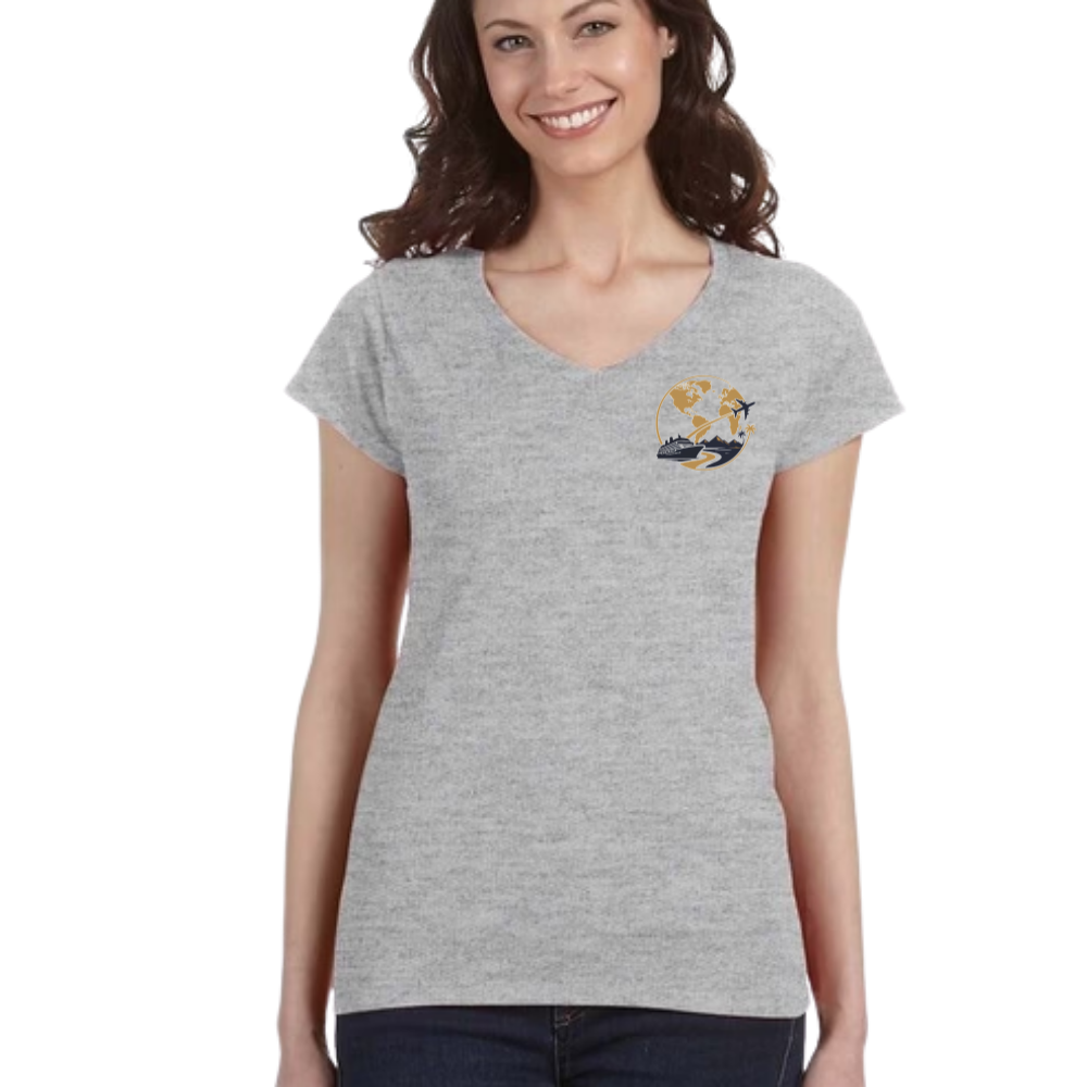Ladies' Softstyle V-Neck Cotton T-Shirt