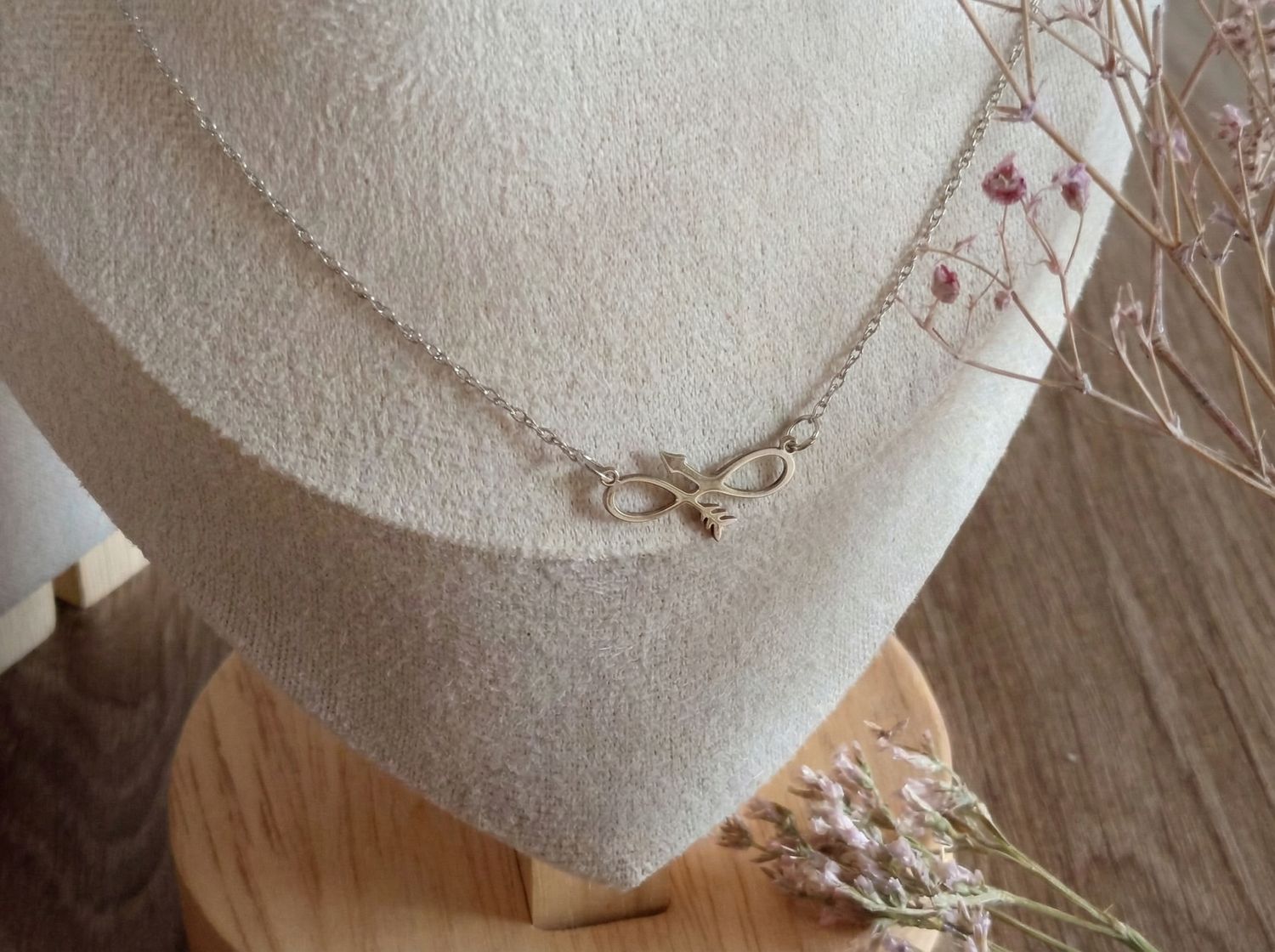 Collar “Una y Mil Veces” MALIN – Acero Silver