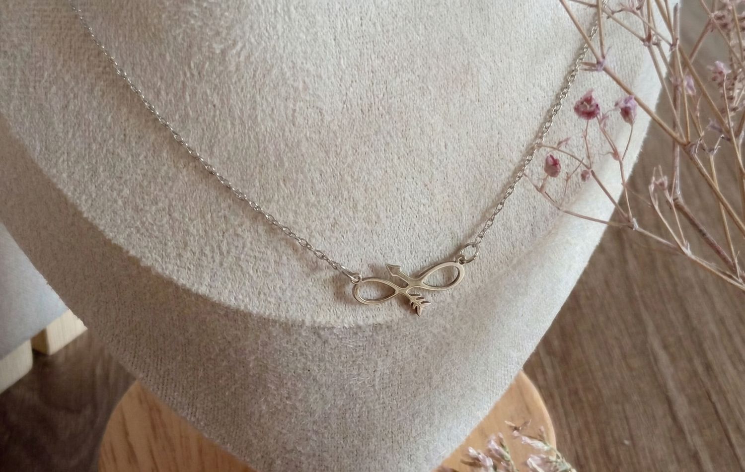 Collar “Una y Mil Veces” MALIN – Acero Silver