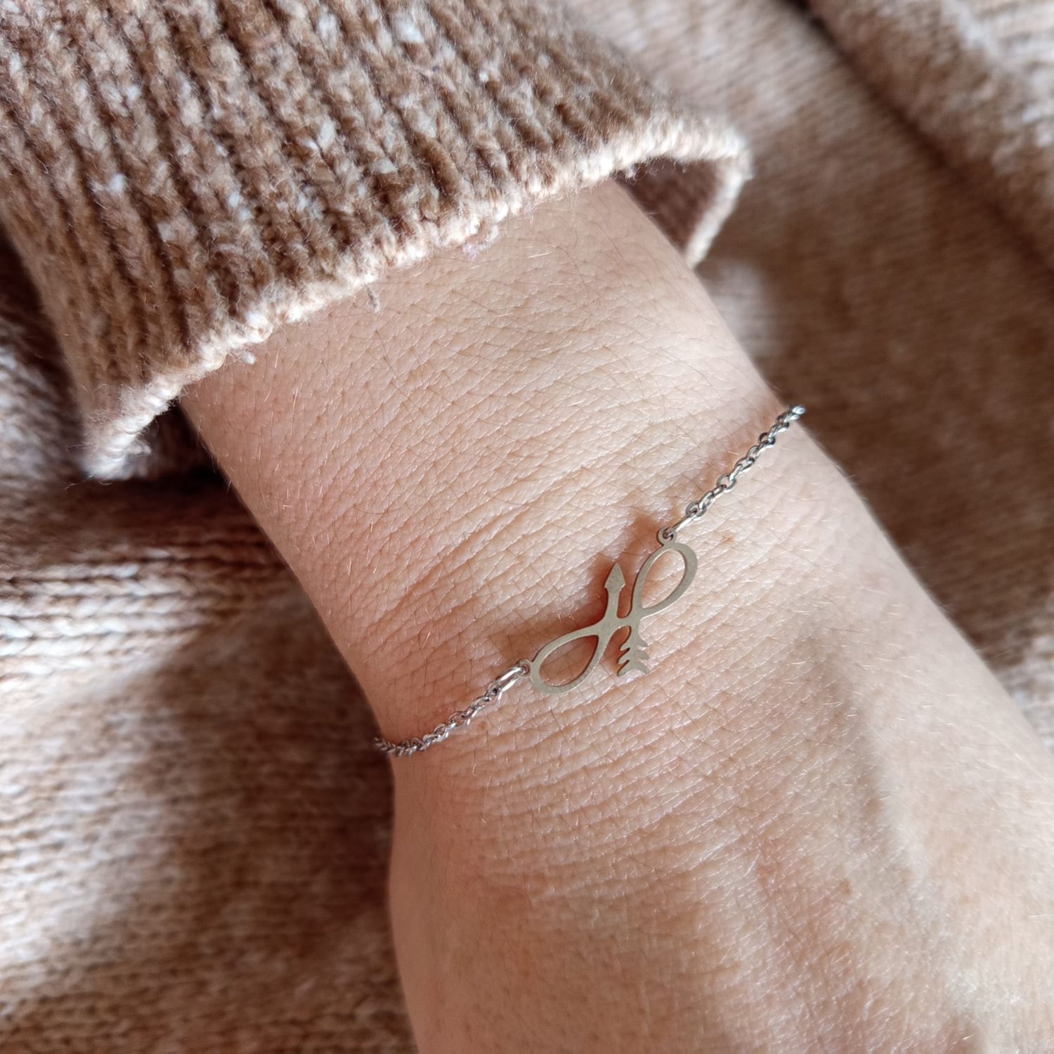 Pulsera “Una y Mil Veces” MALIN – Acero Silver