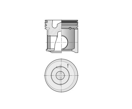 Tłok 40 623 600 (śr. 106,5mm, STD)