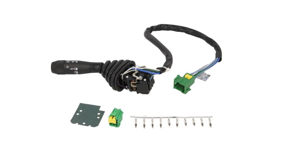 Przełącznik zespolony pod kierownicą (kierunkowskazy; klakson; światła)