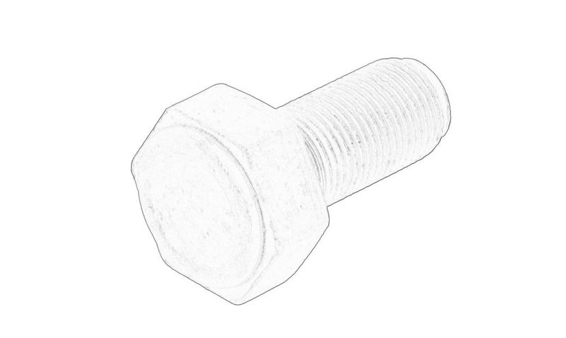Śruba koła M18x1,5 x52,6mm oryginał 2.0399.129.6