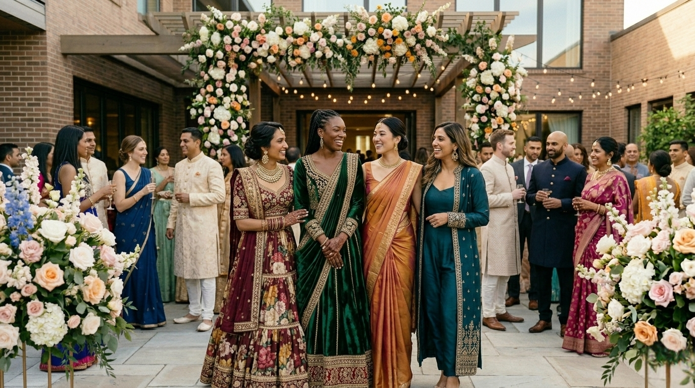 Guide to what to wear to an Indian wedding in the USA