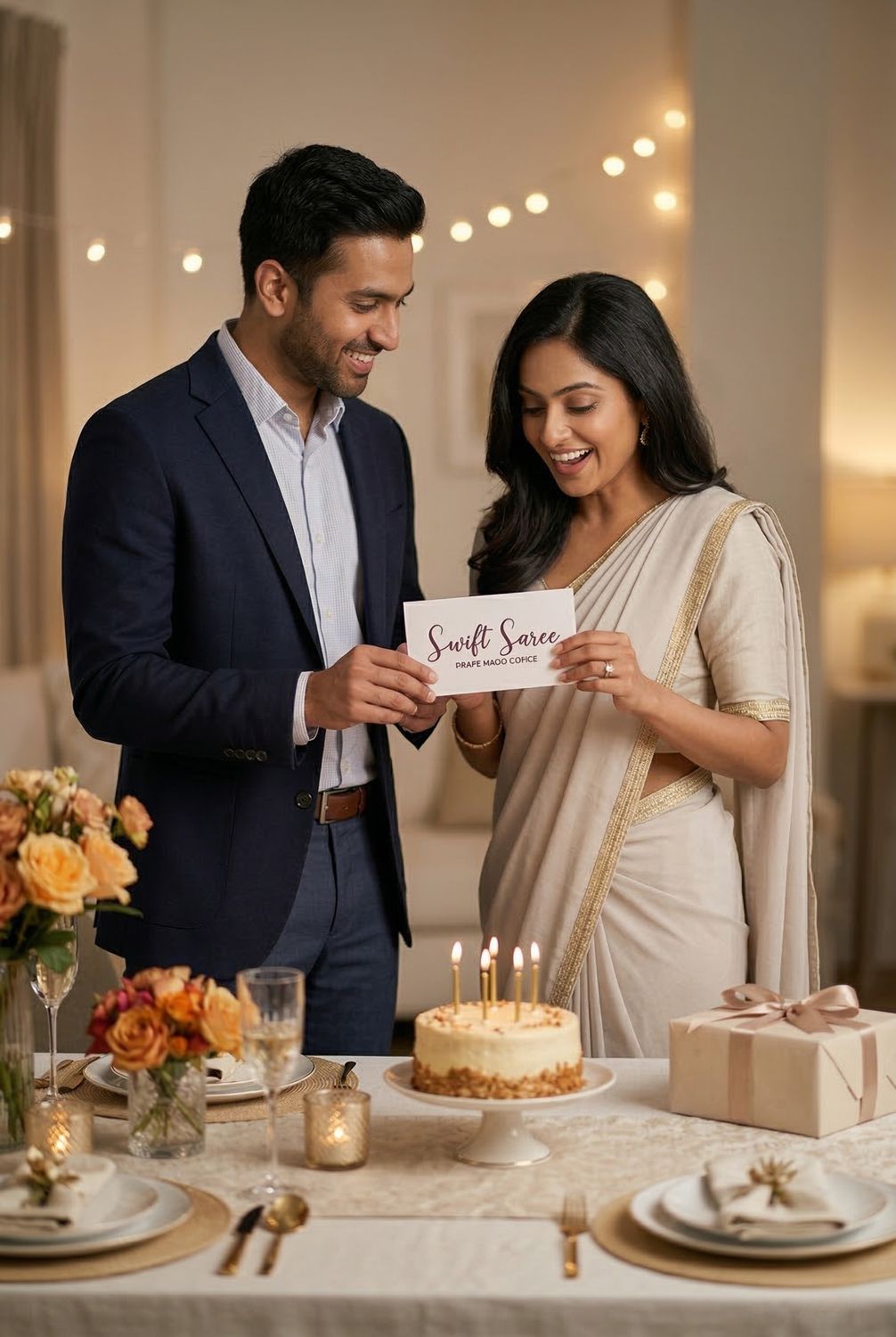 Elevate your gifting game with a Swift Saree gift card! Perfect for any occasion.