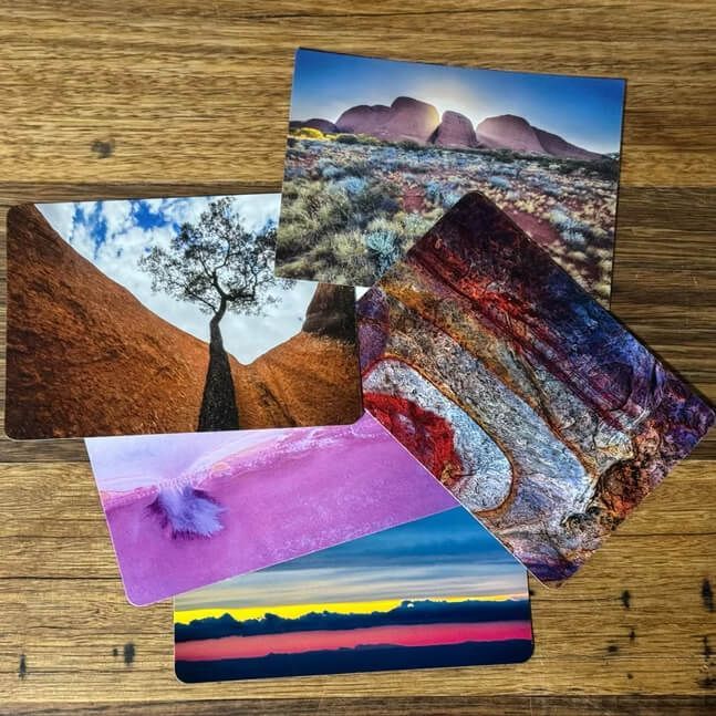 5 x Artistic Postcards