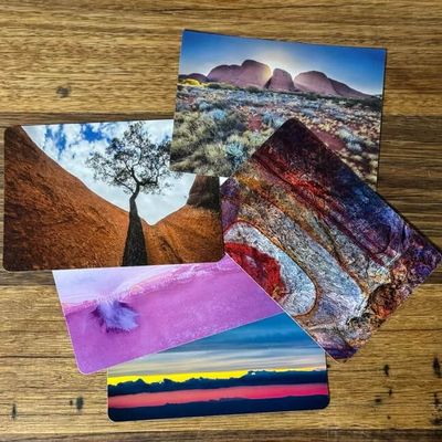 5 x Artistic Postcards