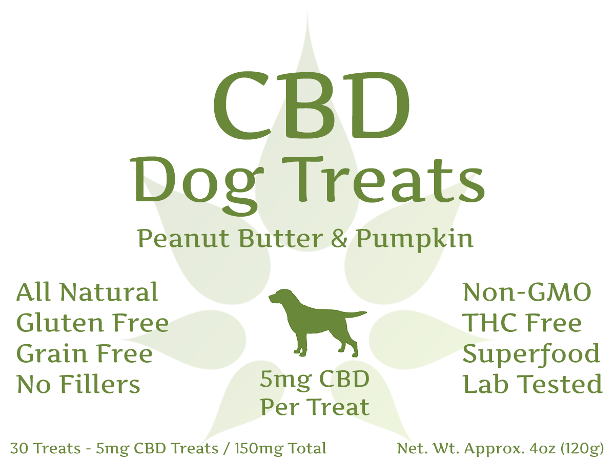 Peanut Butter &amp; Pumpkin 150mg CBD Treats For Dogs