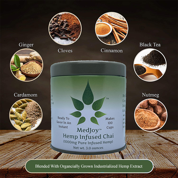 Instant Golden Masala Chai With 1000mg CBD