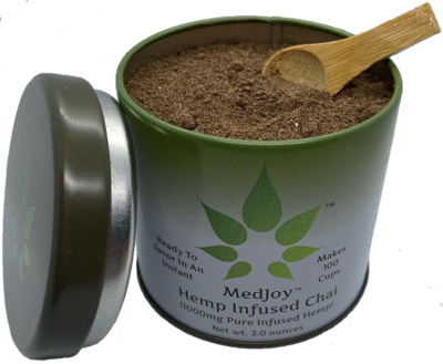 MedJoy™ Instant Golden Masala Chai with Pure Hemp (CBD) Extract