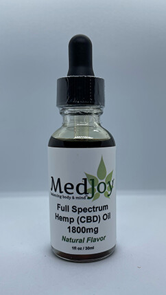 Full Spectrum 1800mg CBD Oil Natural Flavor