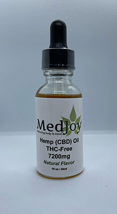 MedJoy™ 7200mg THC-Free CBD Oil Super Strength