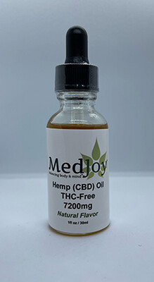 THC-Free 7200mg CBD Oil Super Strength