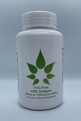 THC-FREE 900mg CBD Oil Softgels