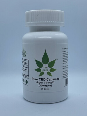 THC-Free 3000mg CBD Super Strength Capsules