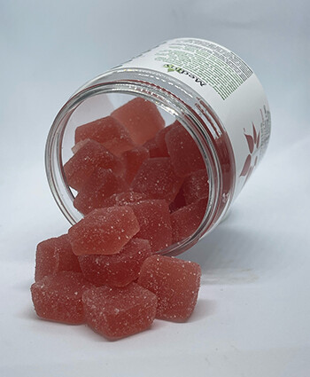 Full-Spectrum Vegan Cherry Flavor Gummies with 25mg CBD &amp; 25mg CBG