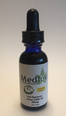 MedJoy™ 300mg Full Spectrum CBD Oil For Pets Chicken Flavor