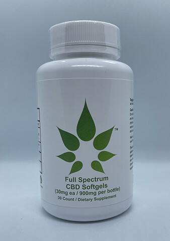 Full Spectrum 900mg CBD Oil Softgels