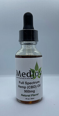 Full Spectrum 900mg CBD Oil Natural Flavor Full Spectrum 900mg CBD Oil Natural Flavor