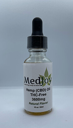 THC-Free 3600mg CBD Oil Super Strength