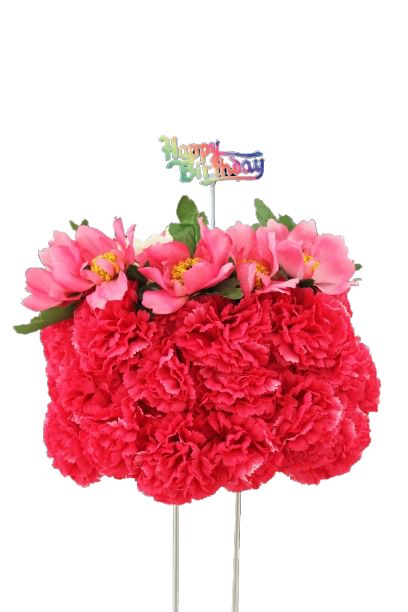 Artificial Birthday Cake, Colour: Pink