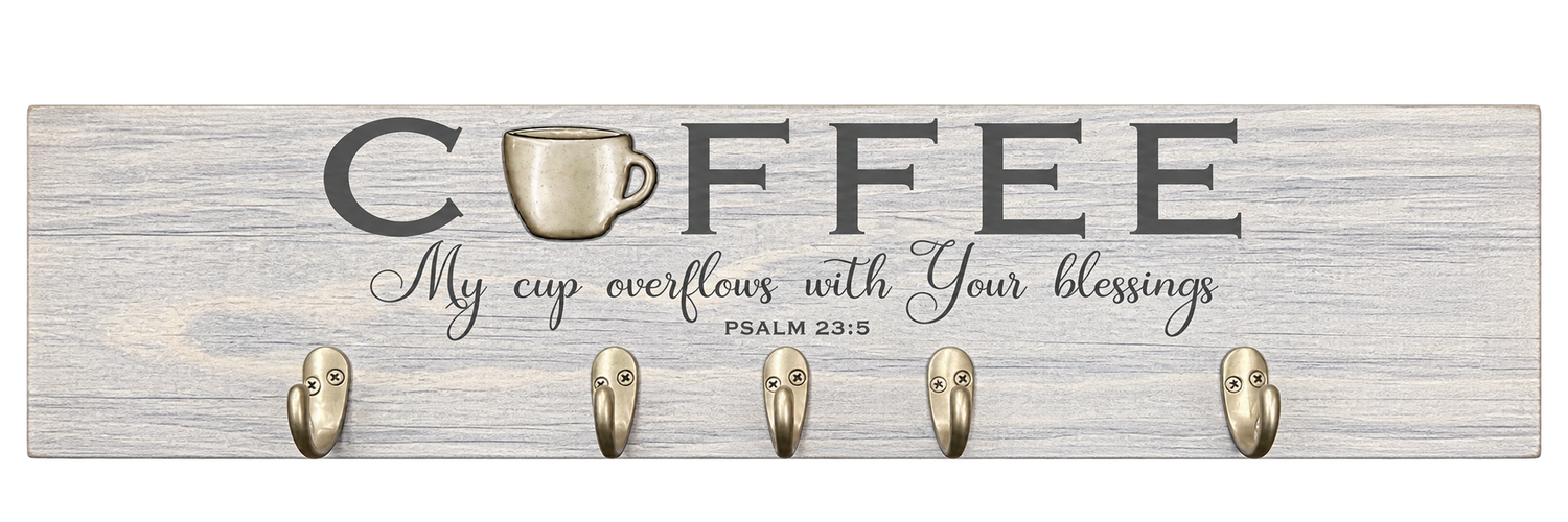 Coffee Mug Wall Rack