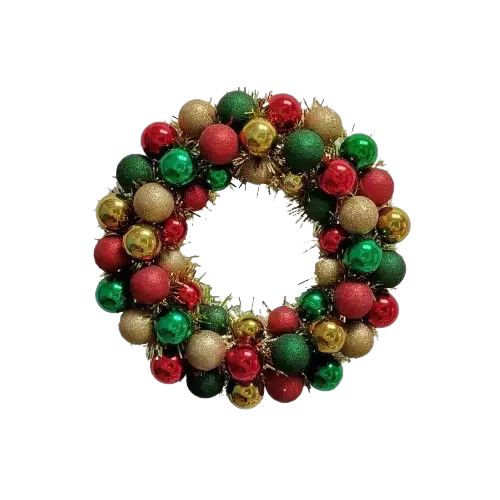 Christmas Glitter Bulb Wreaths