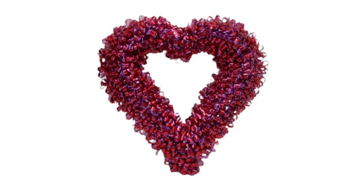 Tinsel - Valentine's Day, Colour: Pink/Red