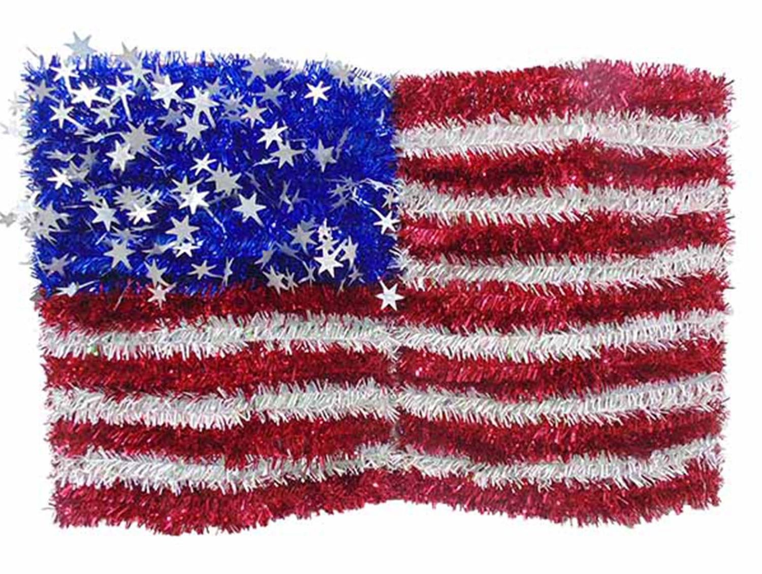 Tinsel - Red/White/Blue