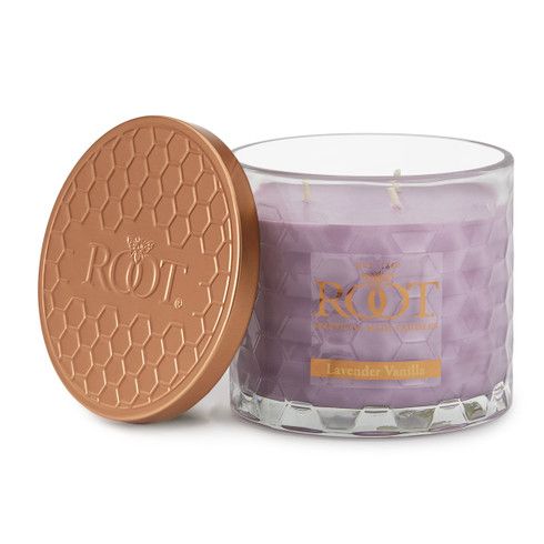 Lavender Vanilla 3 Wick Honeycomb Candle
