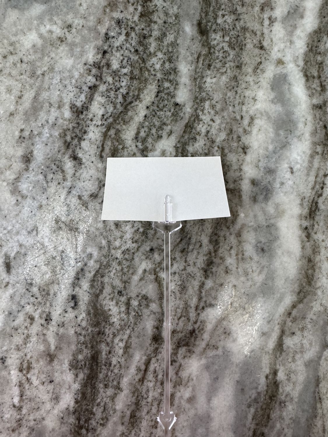 Floral Card w/Plain Pick
