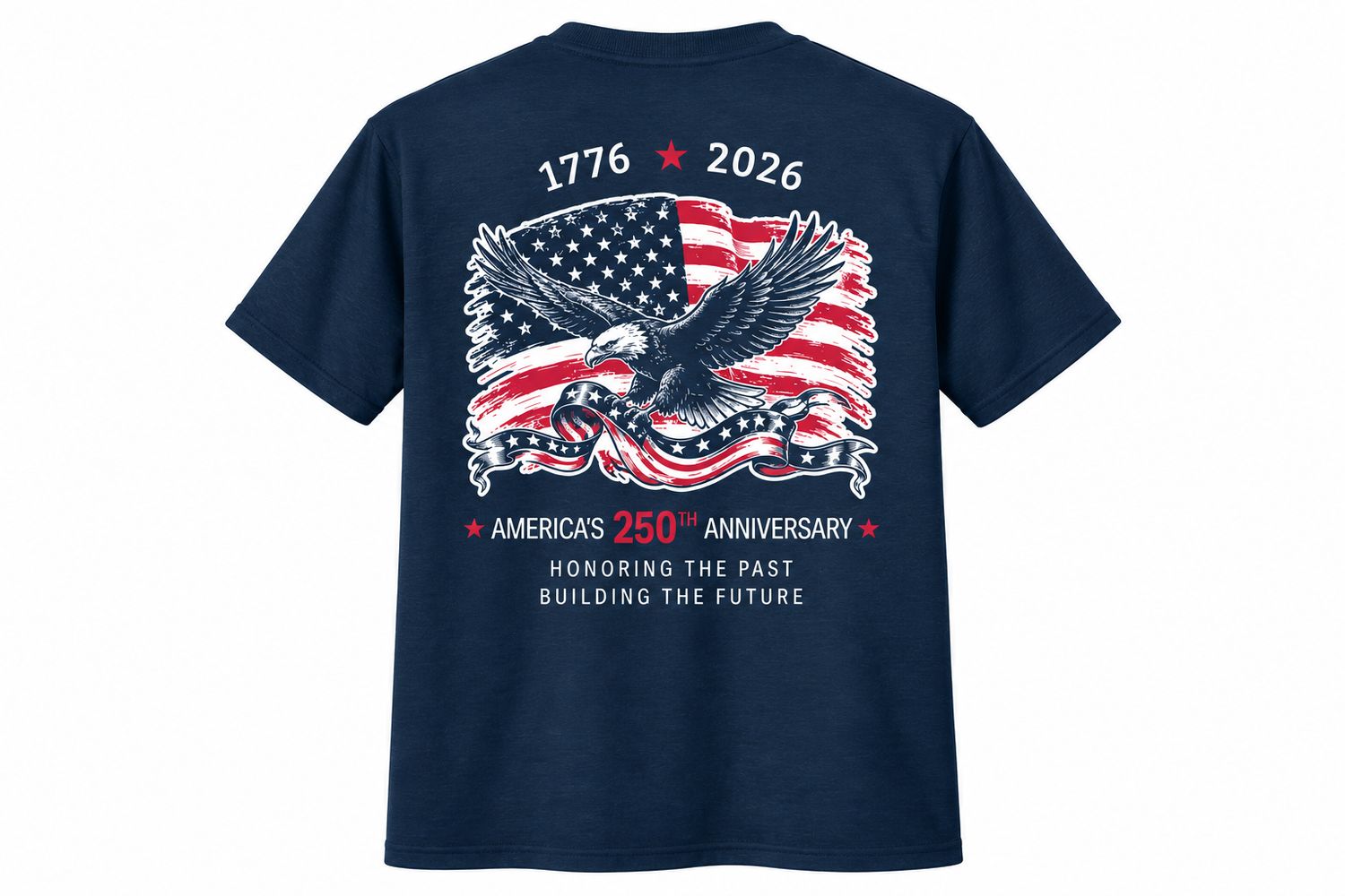 America 250th Celebration Shirt, Size: Small