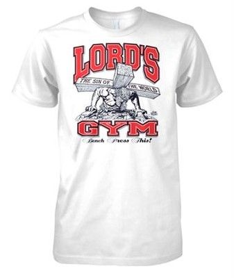 Lords Gym Shirt - White, Size: Small