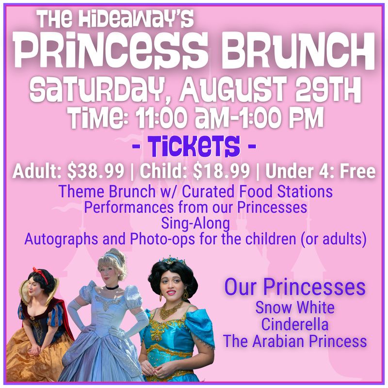 Princess Brunch at the Hideaway—Child Ticket