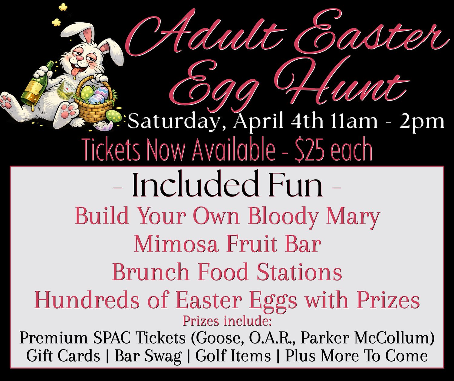 Adult Easter Egg Hunt at The Hideaway