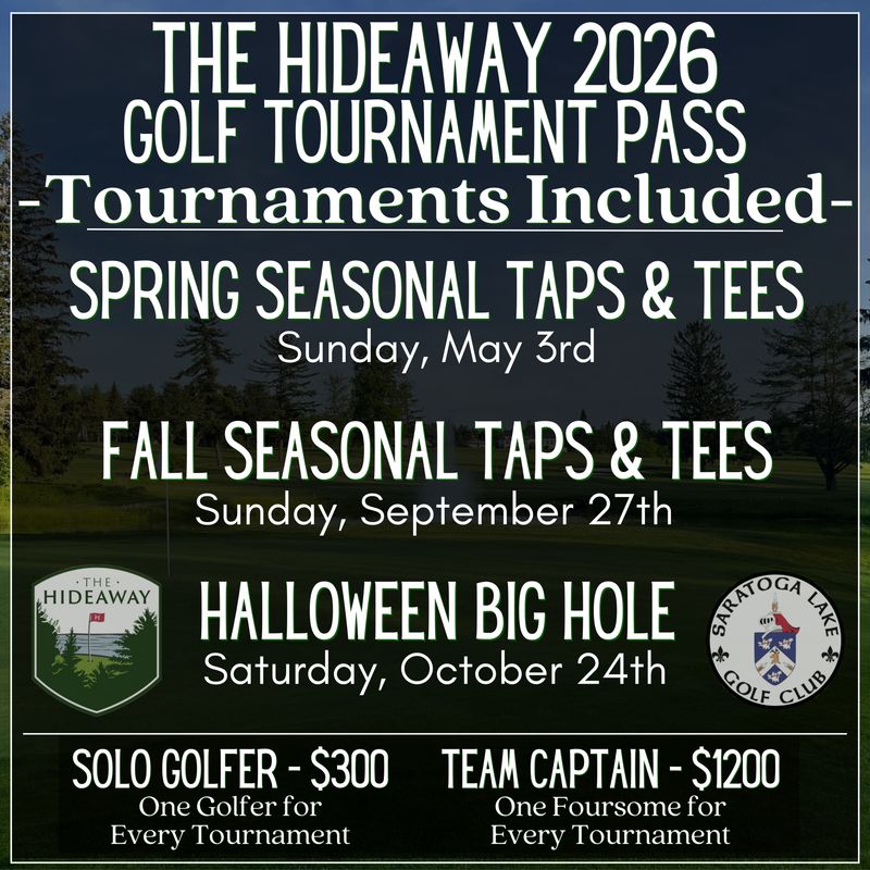 2026 Hideaway Tournament Pass—Solo Golfer
