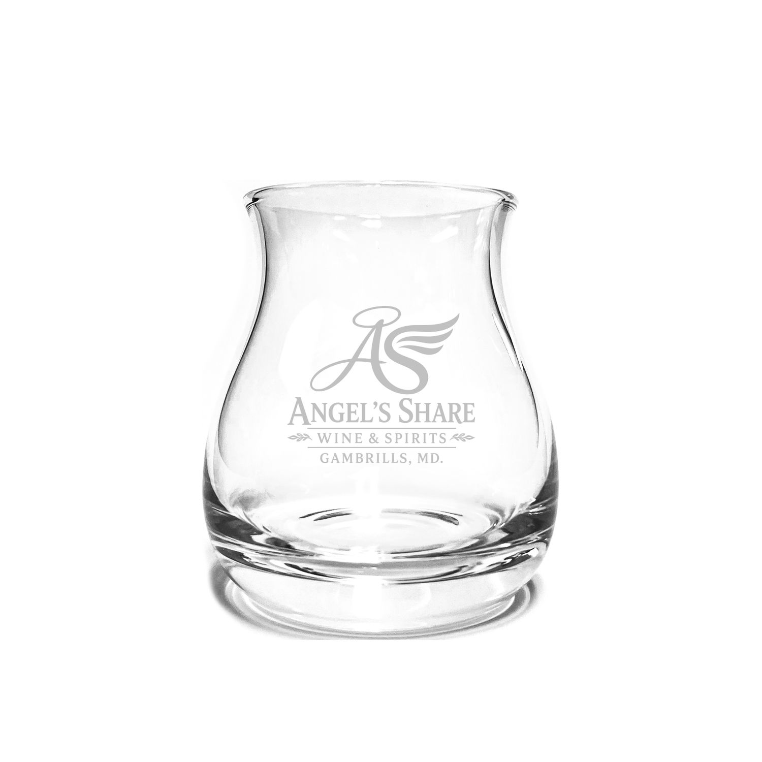 THE WHISKEY COLLECTIVE BURNS DRAM 3.5OZ GLASS