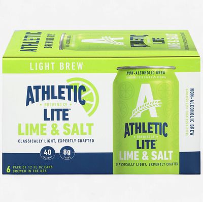 ATHLETIC LAYBACK LIME &amp; SALT N/A 6PK CANS