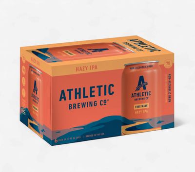 ATHLETIC FREE WAVE DOUBLE HOP IPA N/A 6PK