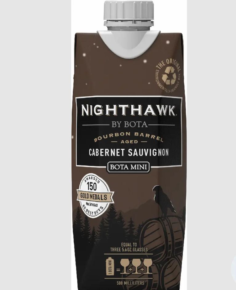 BOTA MINI NIGHTHAWK BOURBON BARREL CAB 500ML