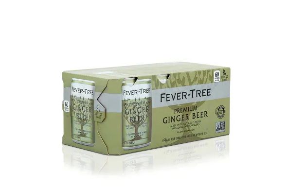 FEVER TREE GINGER BEER 8PK CANS