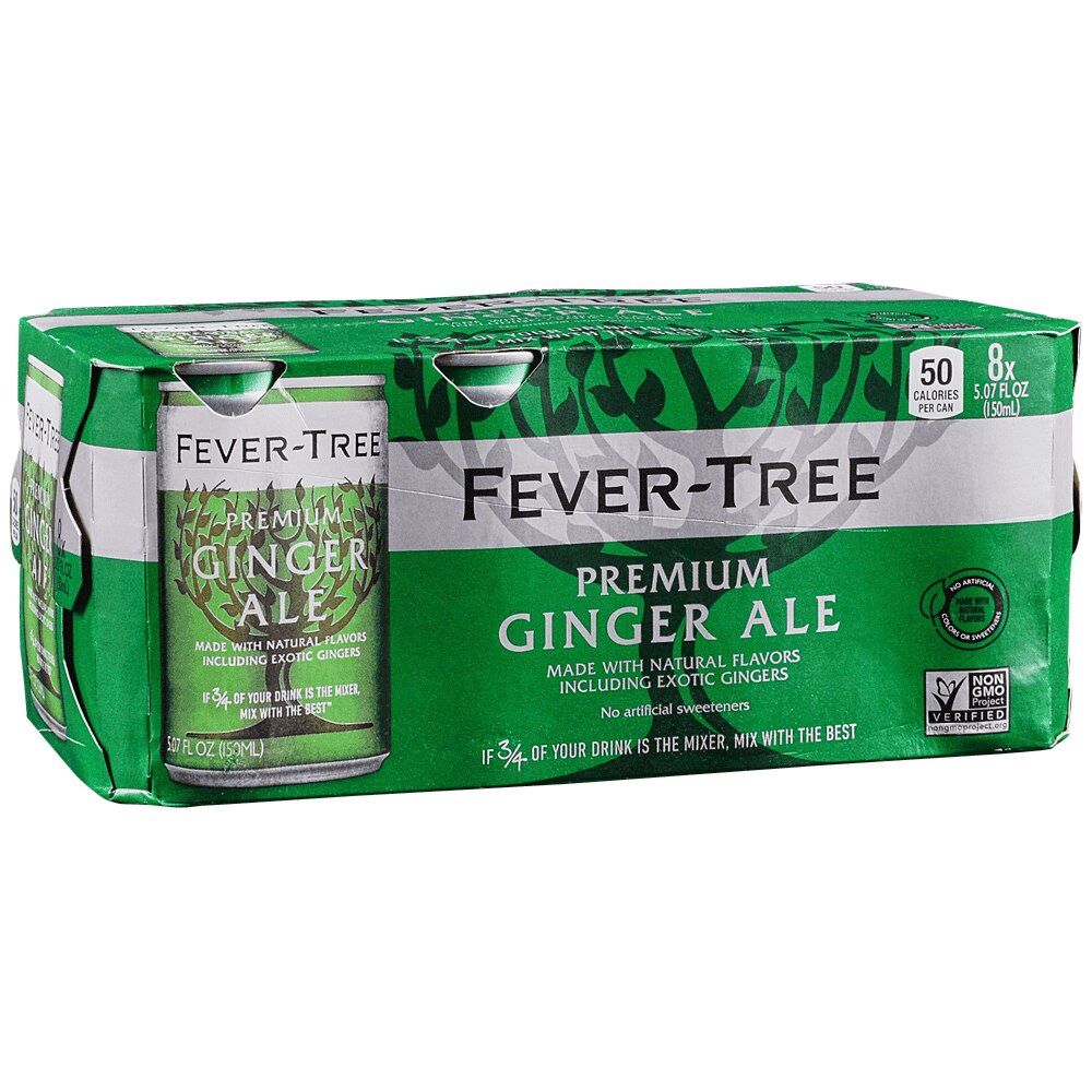 FEVER TREE GINGER ALE 8PK