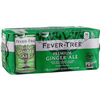FEVER TREE GINGER ALE 8PK