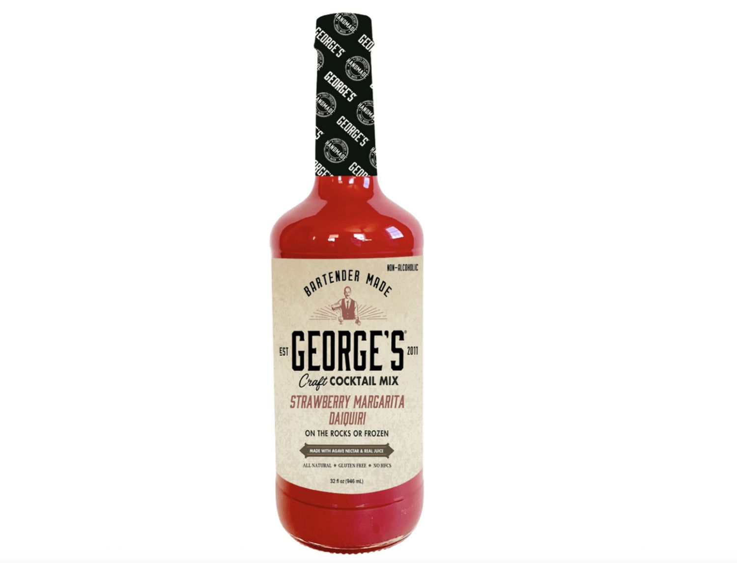 GEORGES STRAWBERRY MARGARITA/DAIQUIRI MIX 1L