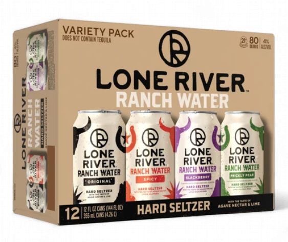 LONE RIVER RANCH WATER VARIETY 12PK