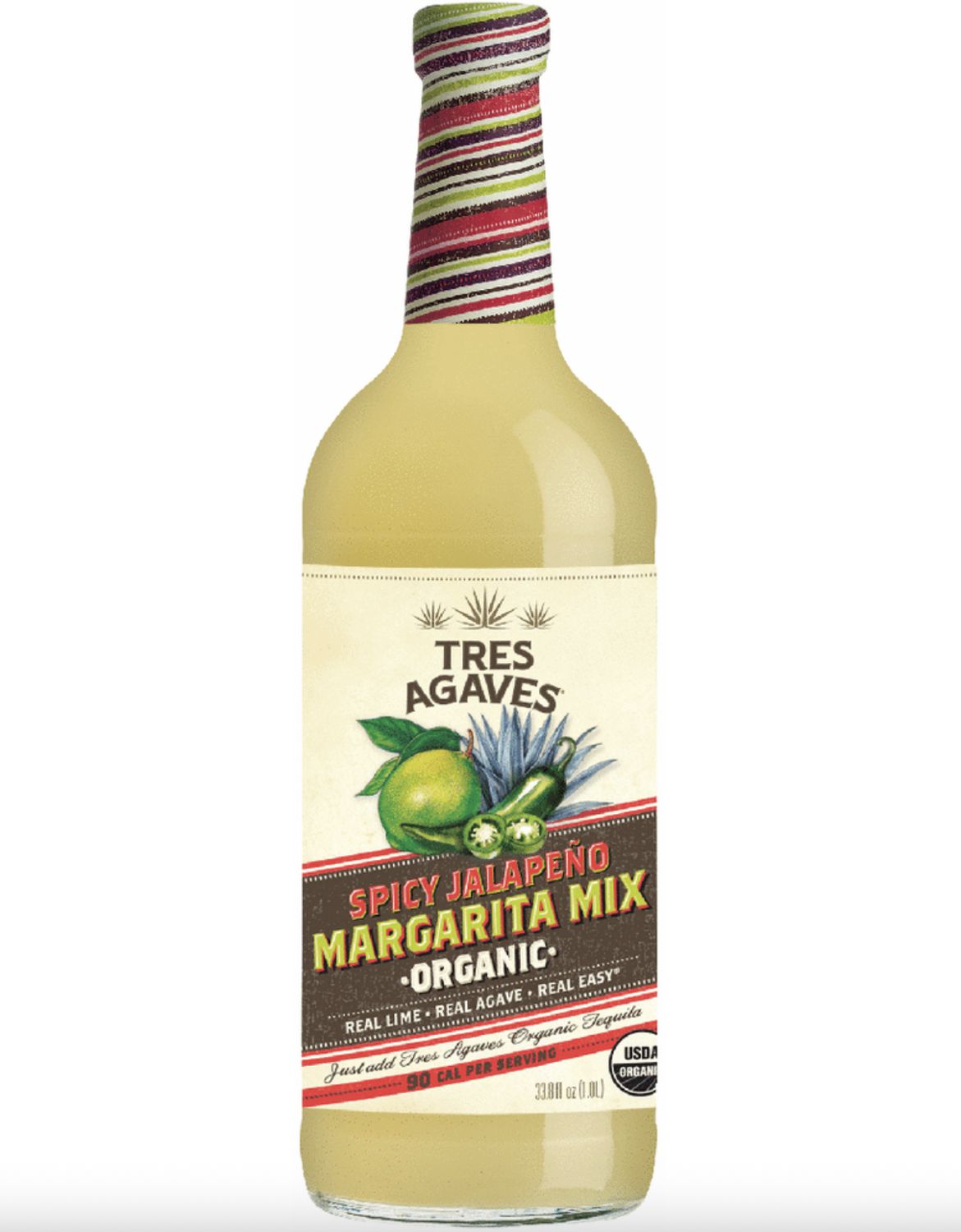 TRES AGAVES SPICY JALAPENO MARGARITA MIX 1L