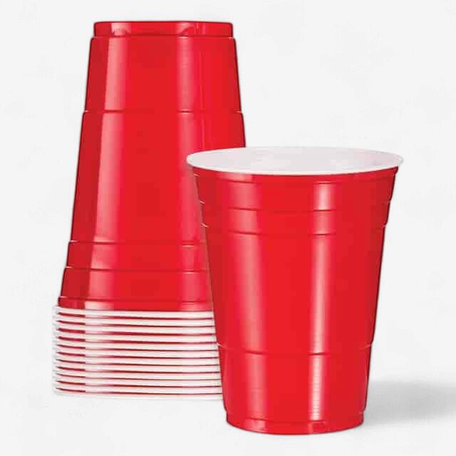 RED PARTY CUPS 16OZ