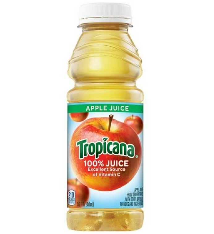 TROPICANA APPLE JUICE 15.2OZ